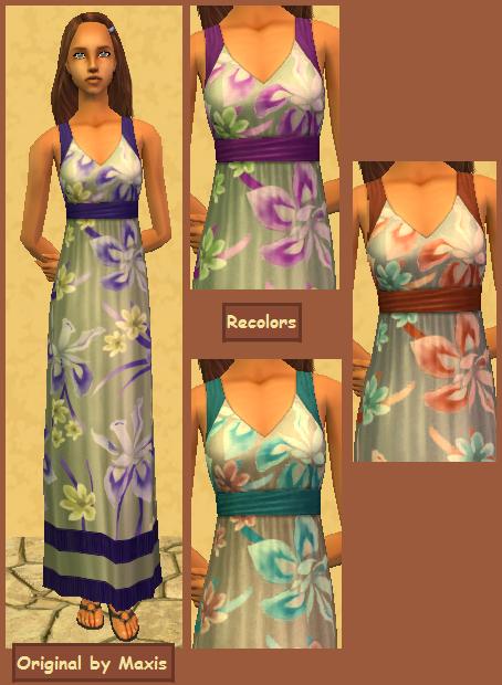 Mod The Sims - Maxis match - Summer dress for Adult :)