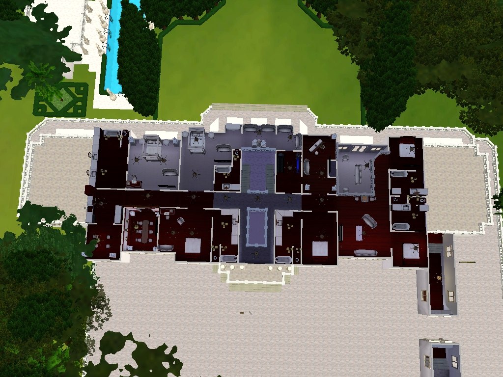 Mod The Sims Fleur De Lys A Mansion Hidden Within Itself