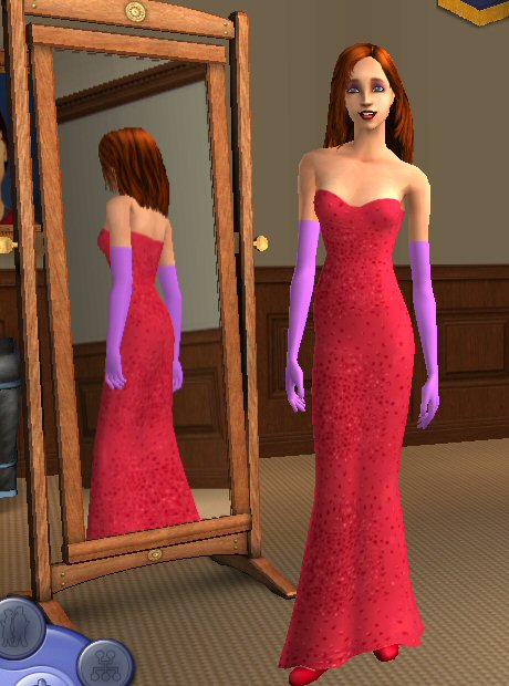 Mod The Sims By Request Jessica Rabbit S Clothing