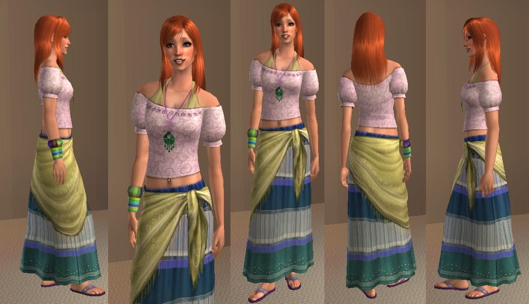 Mod The Sims - 4 recolors of the Freetime Gypsy outfits 
