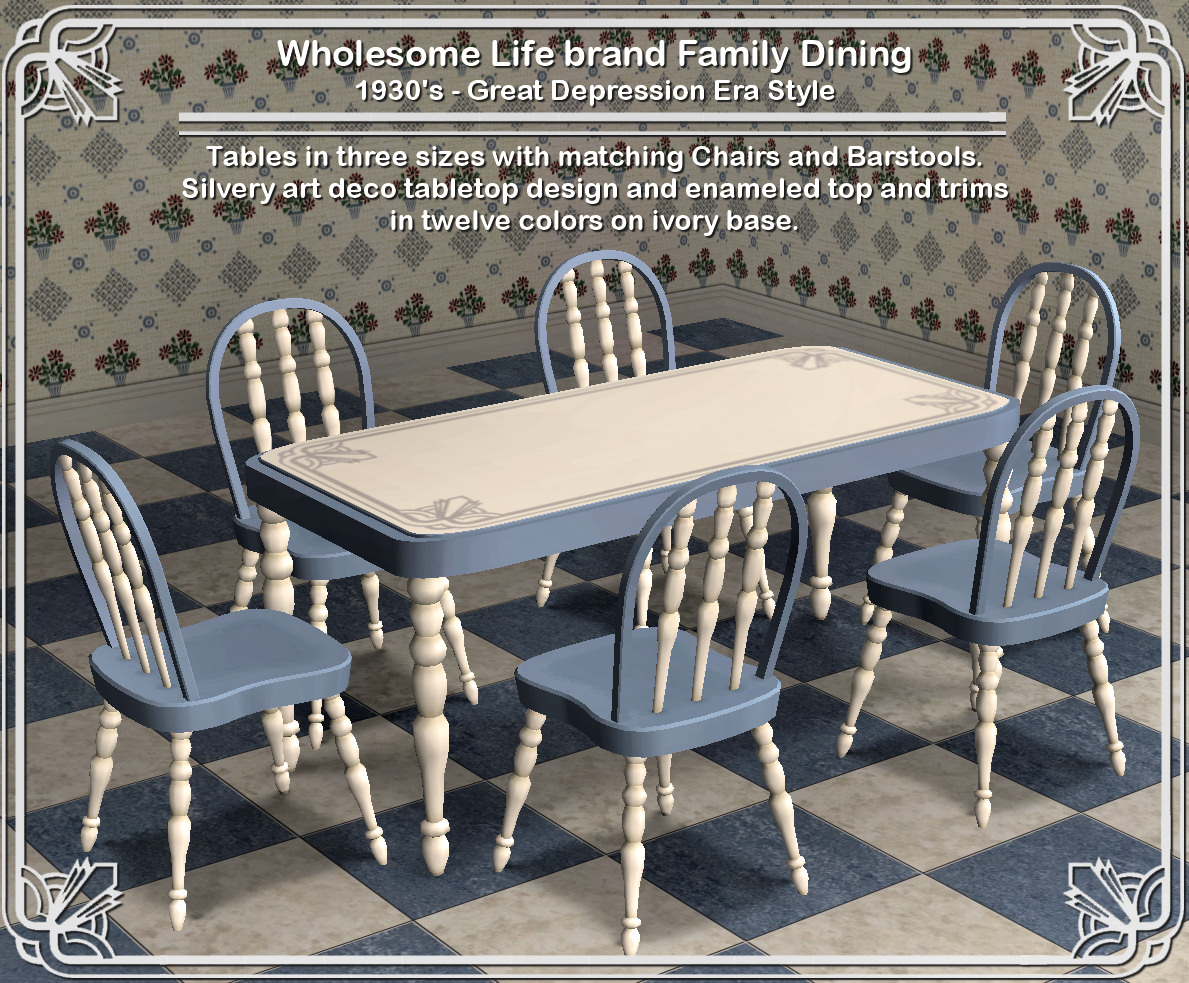 Mod The Sims Wholesome Life Brand Kitchen Tables Chairs And
