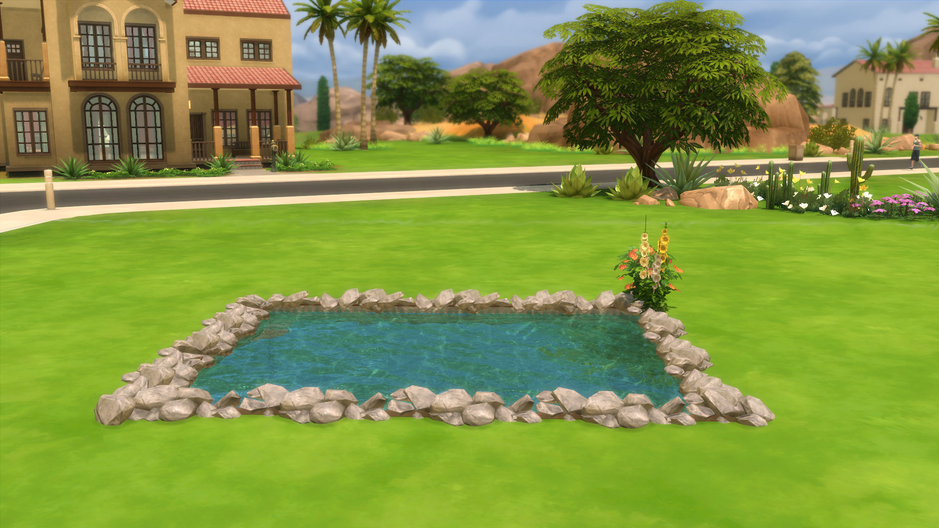 Mod The Sims Natural Edging Ii Meandering Rock Border
