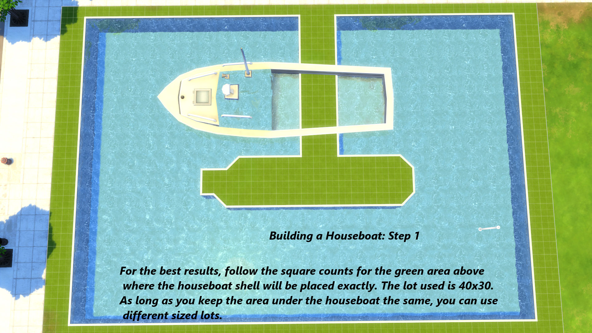 Mod The Sims - Build Your Own Houseboat