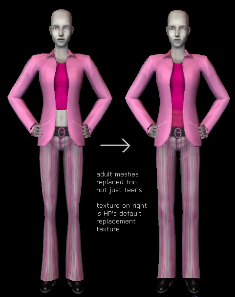 Mod The Sims - Jacket Outfit for Adults Too! DEFAULTS 