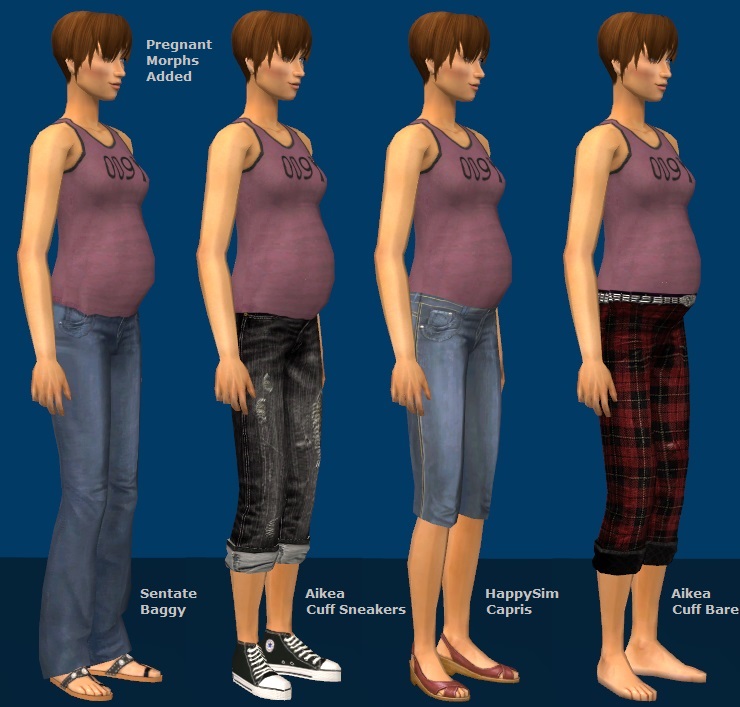 pregnant belly slider sims 3