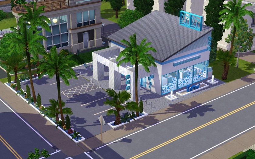 Mod The Sims - Blue Bubble Laundry - A new laundromat for ...