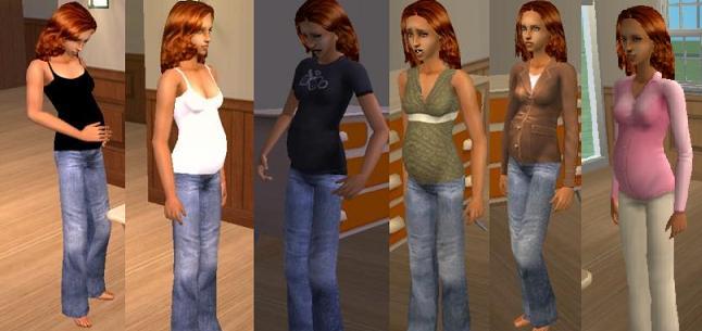 sims 2 pregnancy clothes mod sims