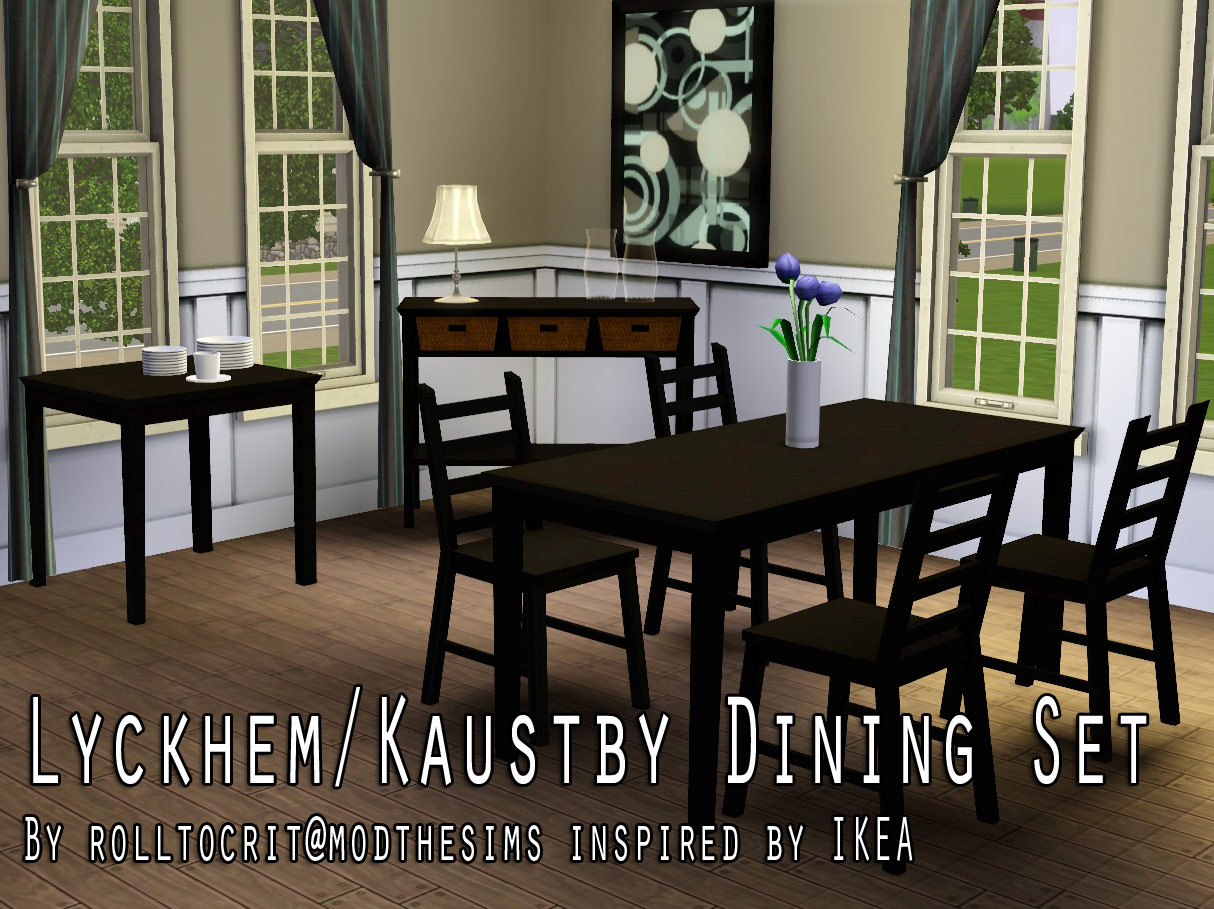 Mod The Sims Lyckhem Kaustby Dining Set