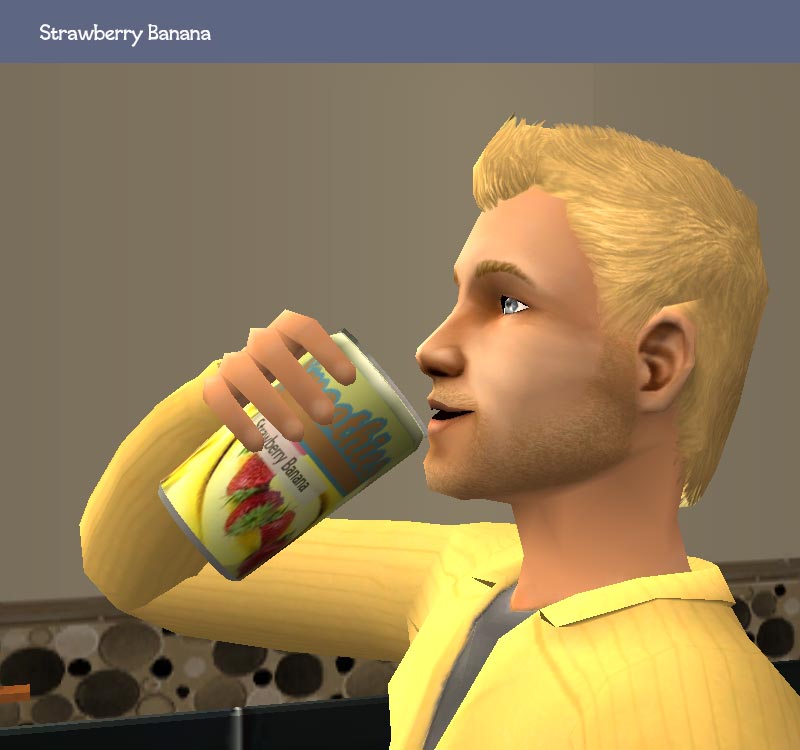 Mod The Sims 2 new instant meal drinks: Smoothies