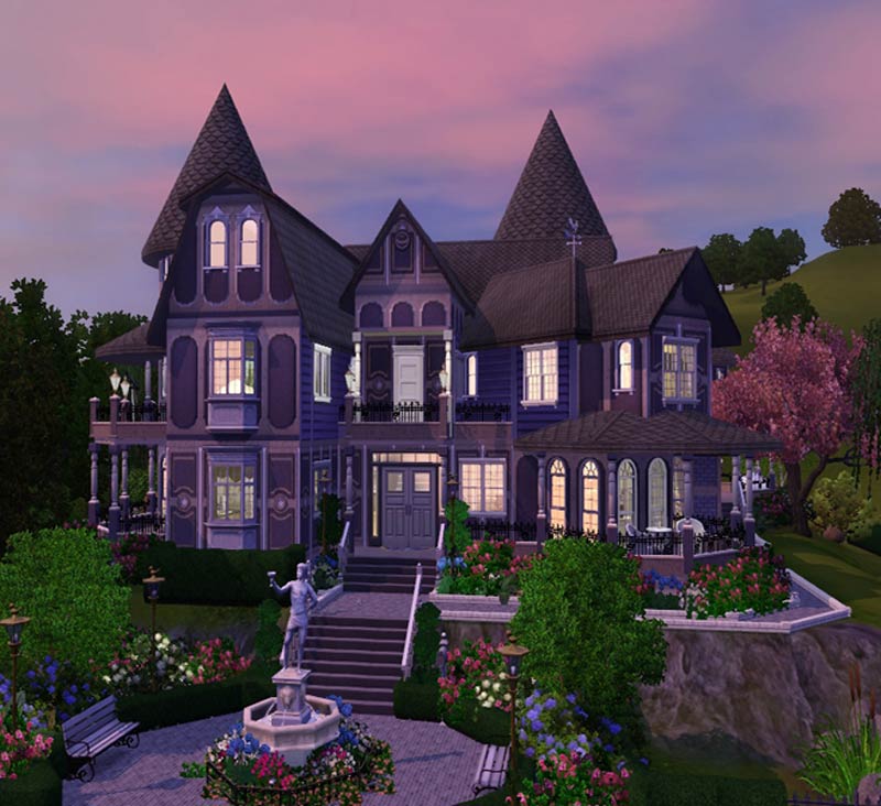 The Sims 3 Victorian House Plans