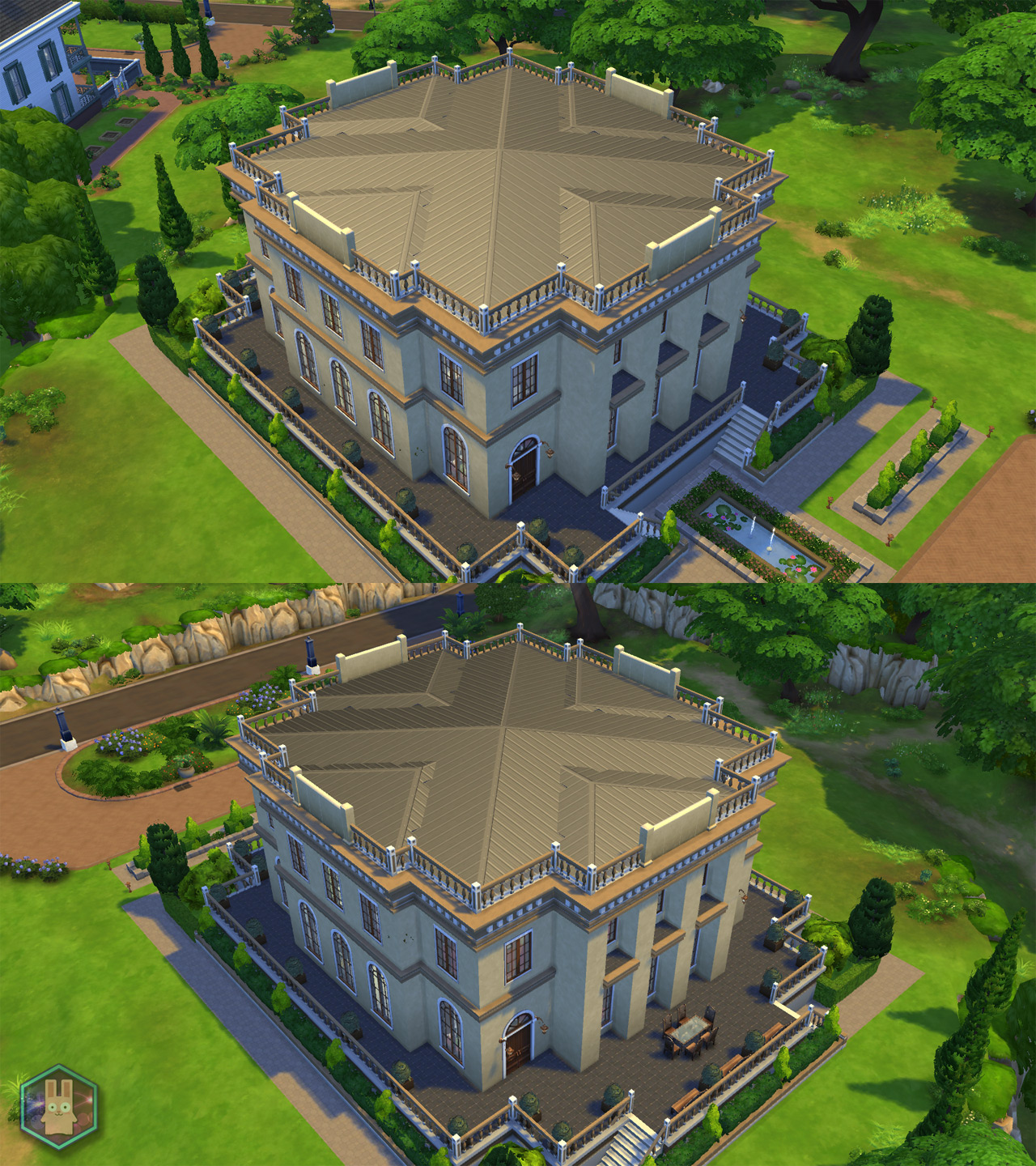 Sims 2 Grand Trianon Recolors