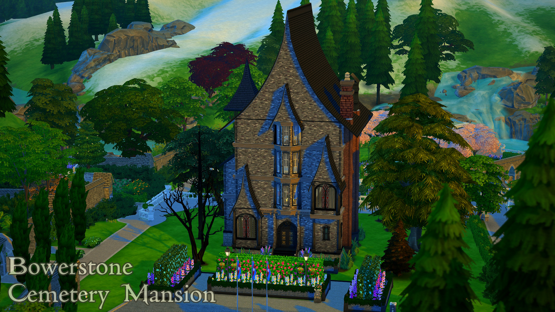 Mod The Sims Bowerstone Cemetery Mansion