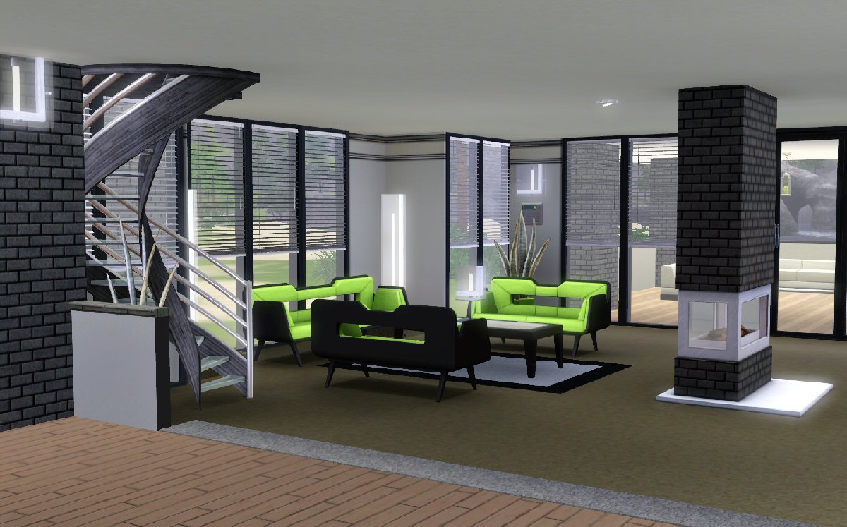Mod the sims maison moderne