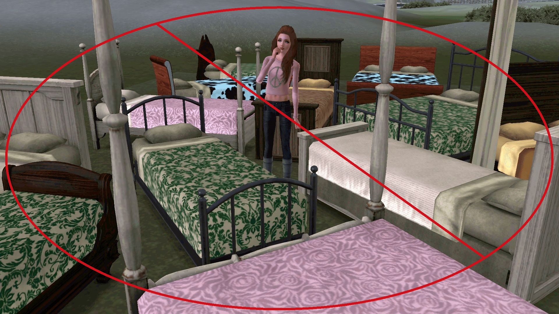 Mod The Sims No More Base Game Furniture Beds