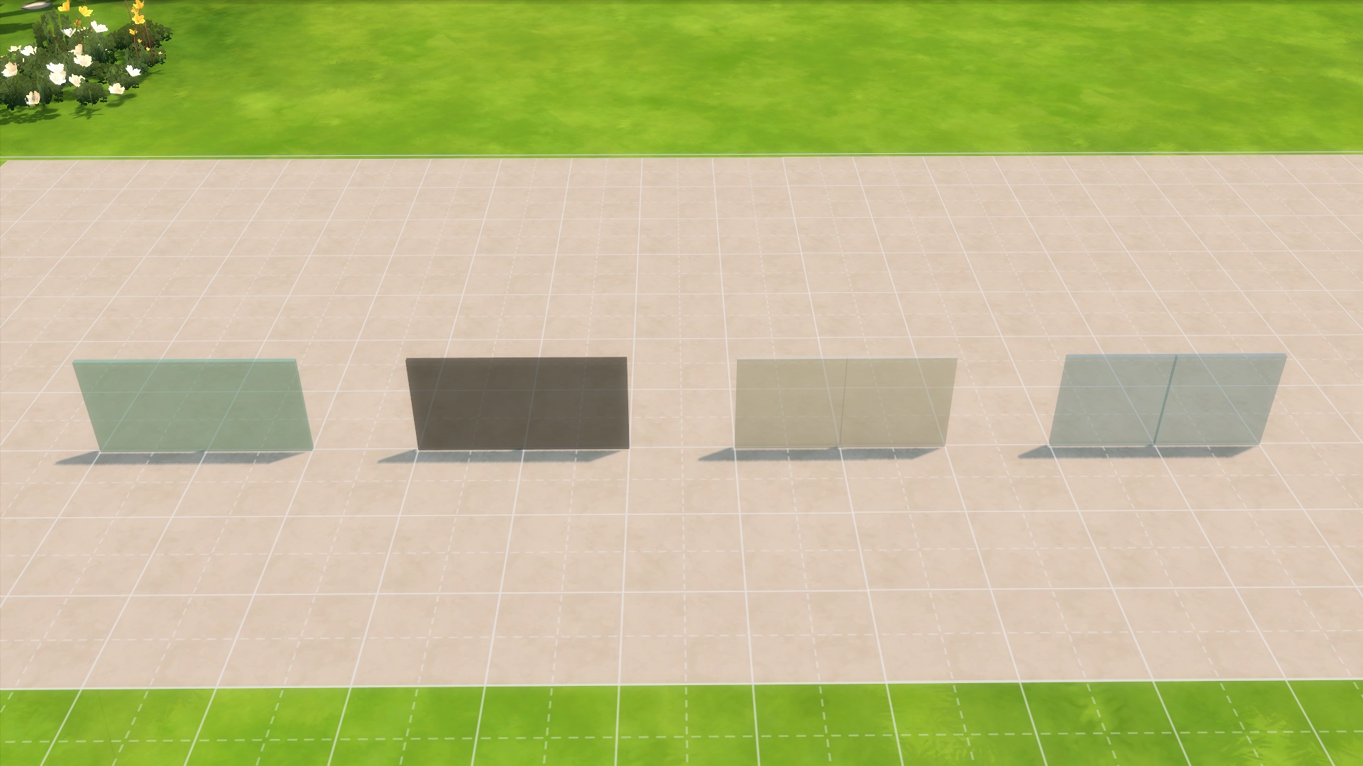 Mod The Sims Blue Glass Fence Update 030615