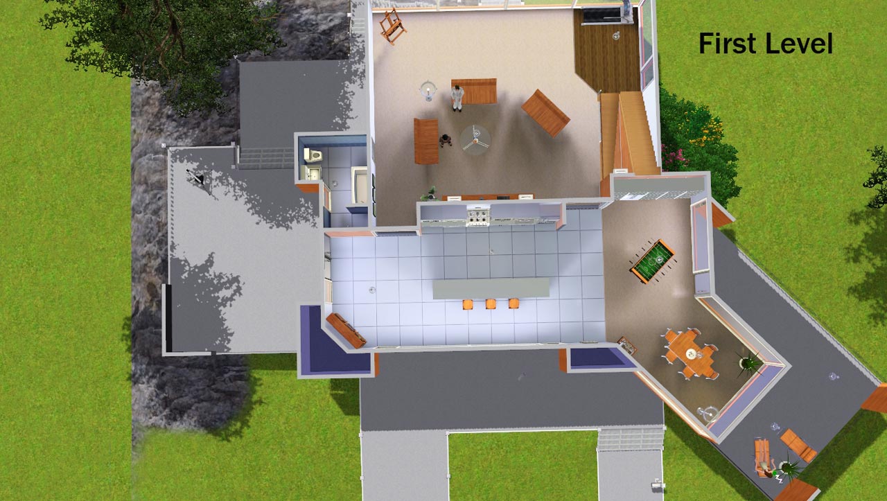 Mod The Sims Twilight Cullen Home Now With 4 Bedrooms By