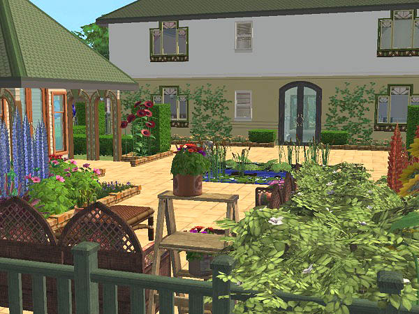 Mod The Sims Garden Deco House Spacious Family Home