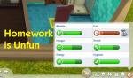 Sims 3 homework help