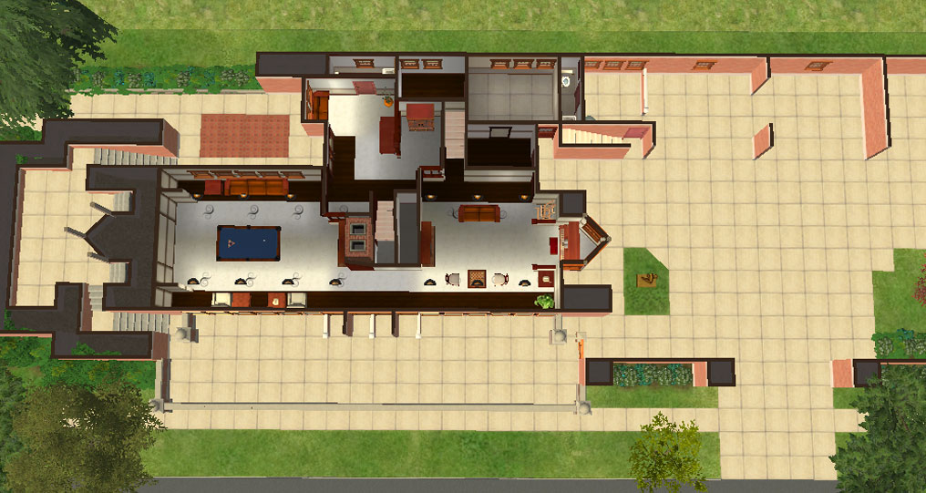 Mod The Sims Frank Lloyd Wright S Robie House