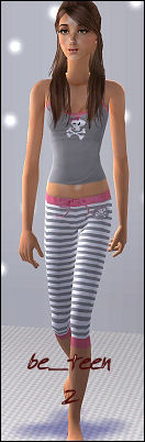 The Sims 2. Одежда для тинов-девушек: пижамы. MTS_BoutiqueEmilie-451211-be_teen2
