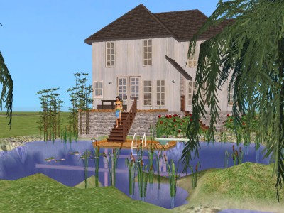 Sims 2 Swimmable Pond