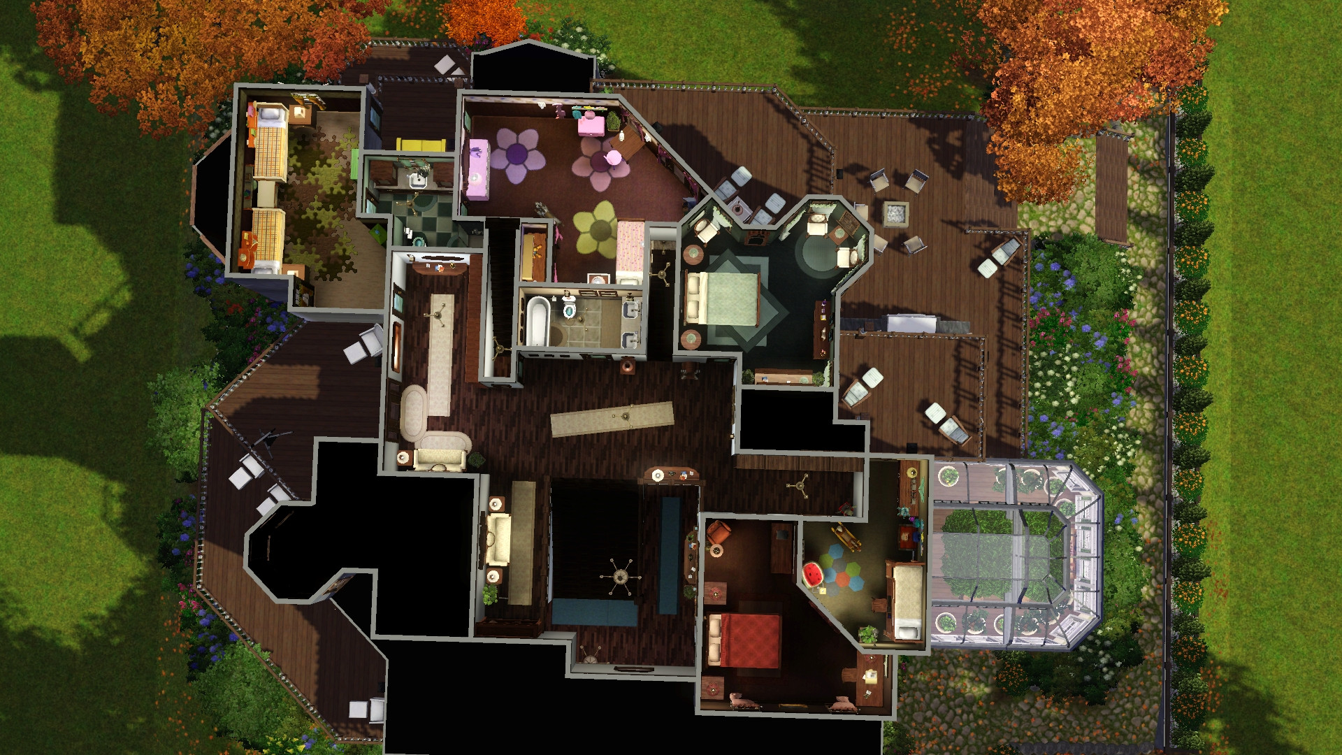 Mod The Sims Secret Victorian Mansion 6bed 6bath