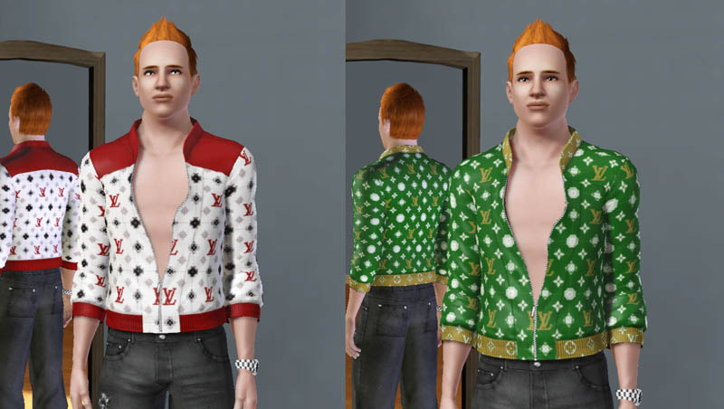 Mod The Sims - Luxury Coats Louis Vuitton