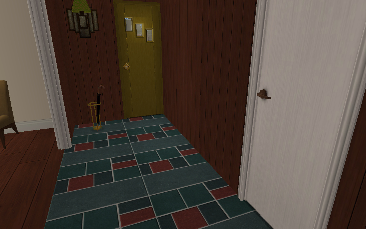 Mod The Sims Random Multicolored Slate Floor