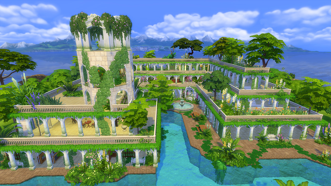 Mod The Sims - Hanging Gardens of Babylon ver.II (No CC)