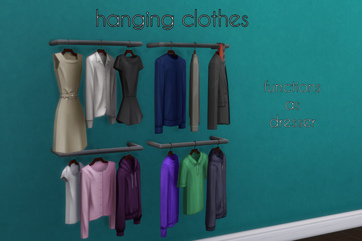 Mod The Sims Halcyon Closet System