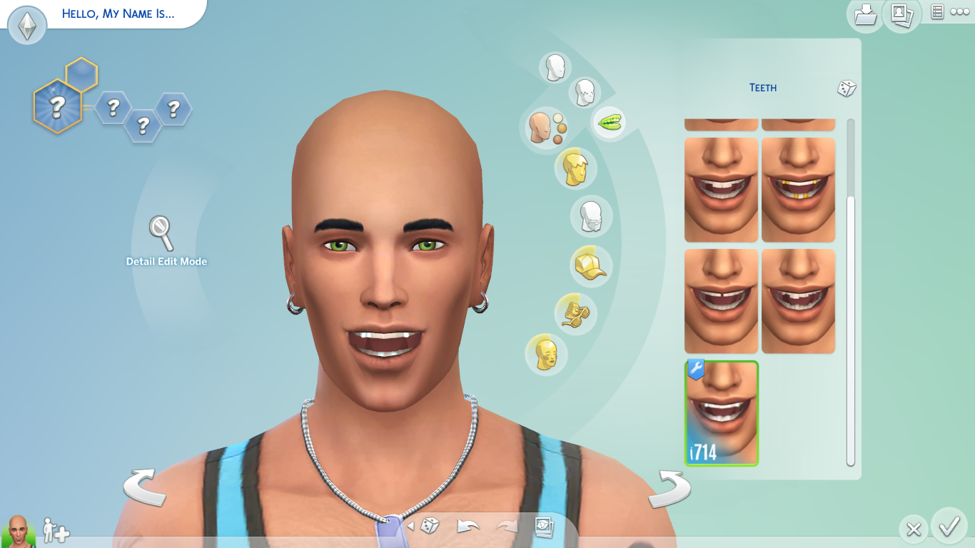 Mod The Sims Silver Teeth.