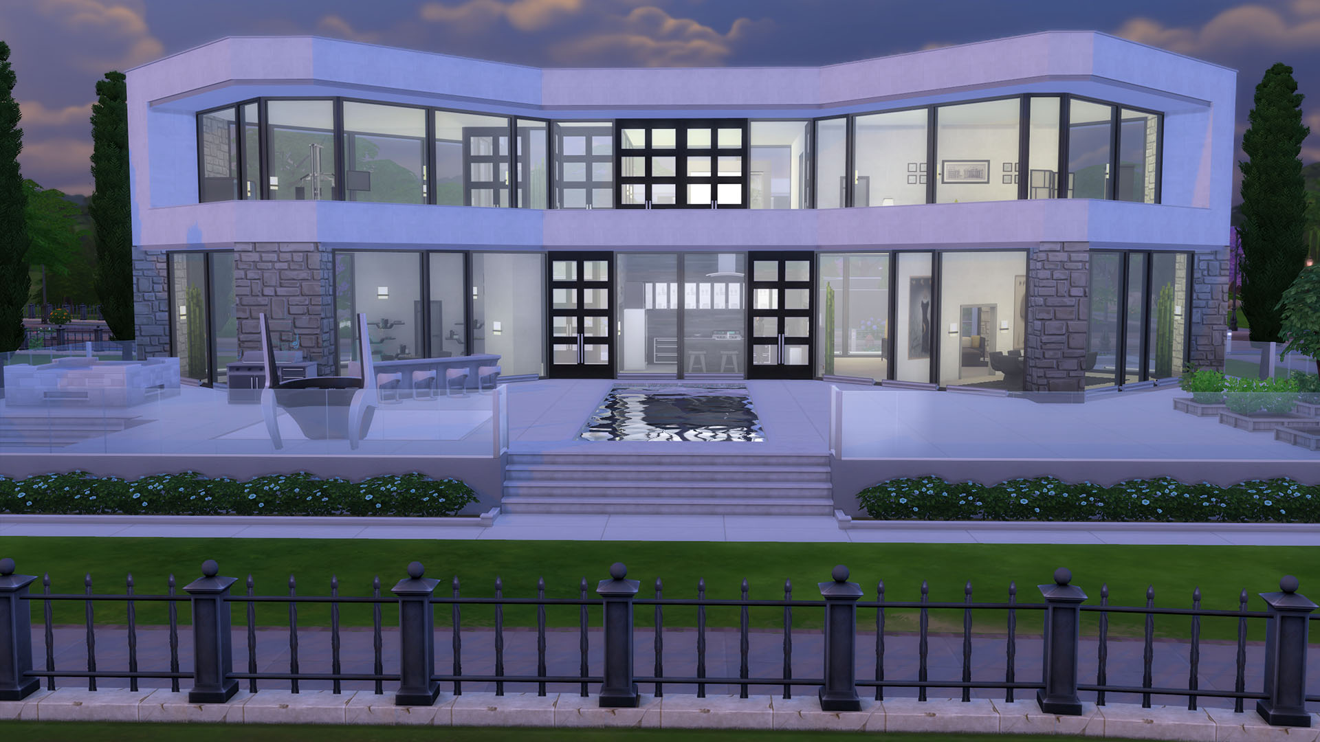 Mod The Sims Ultra Modern Mansion No Cc