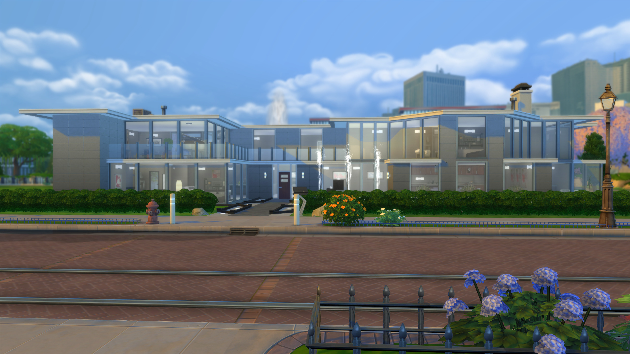 Mod The Sims Modern Nights High End Modern Mansion No Cc