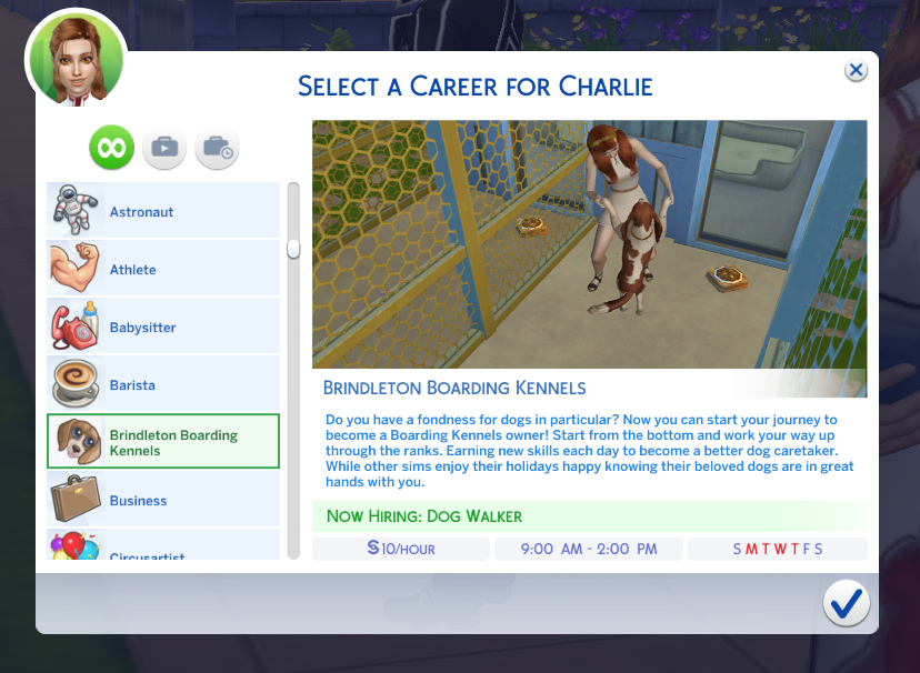 Mod The Sims - Boarding Kennels Career *NOT CURRENTLY WORKING FIXING*