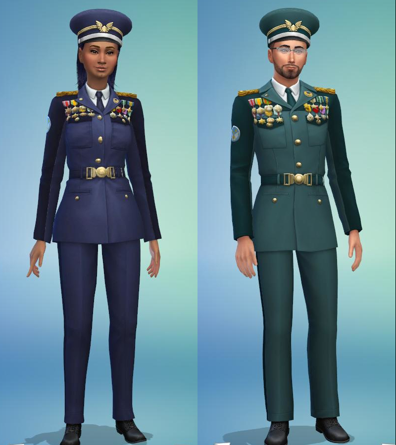Mod The Sims - Military Uniform from Strangerville for Everyone!
