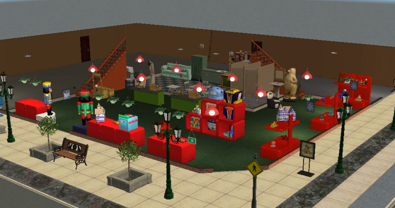 Mod The Sims Santa S Toy Shop City Business 95k