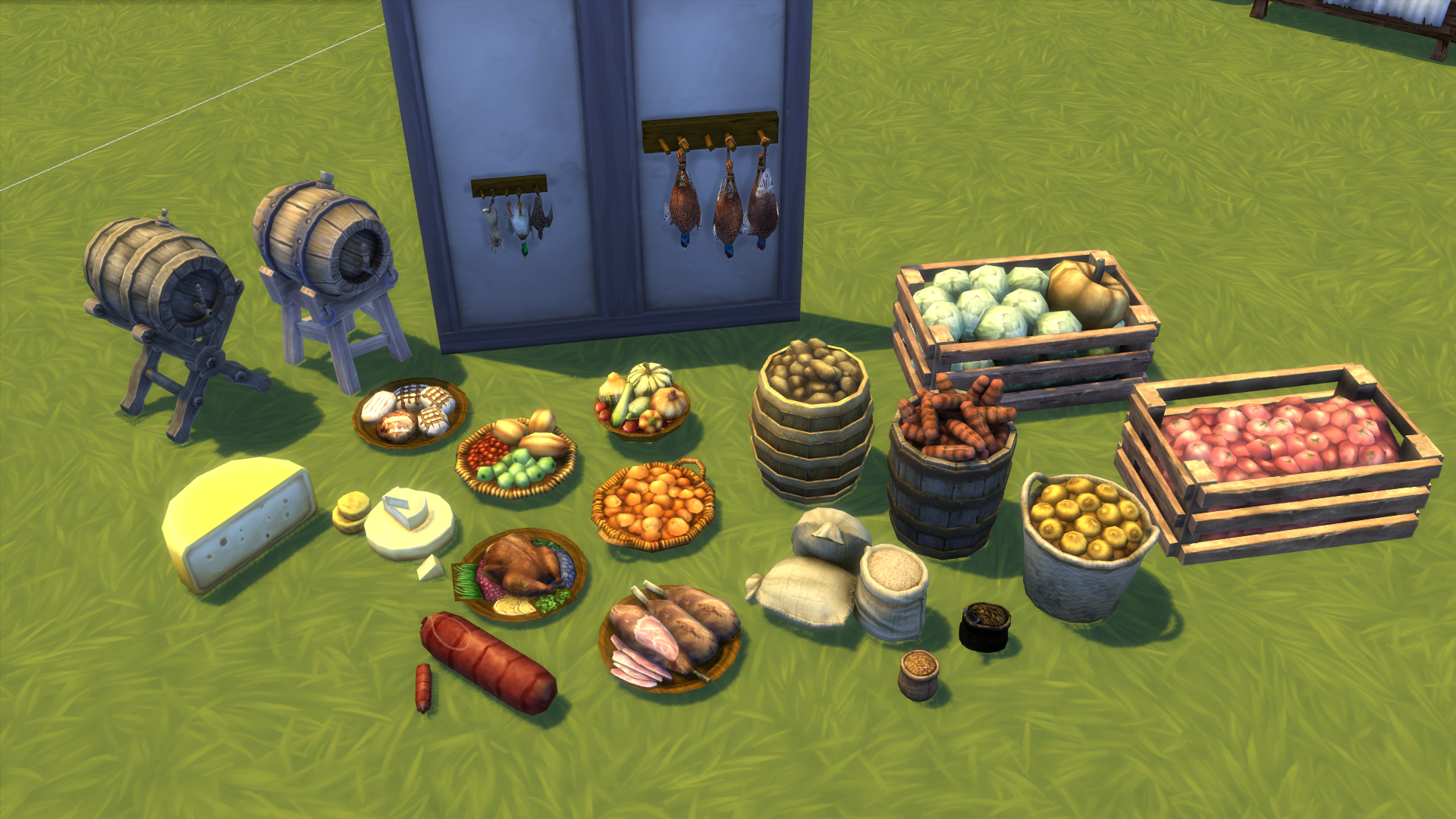 Mod The Sims Medieval Market Stuff Pack