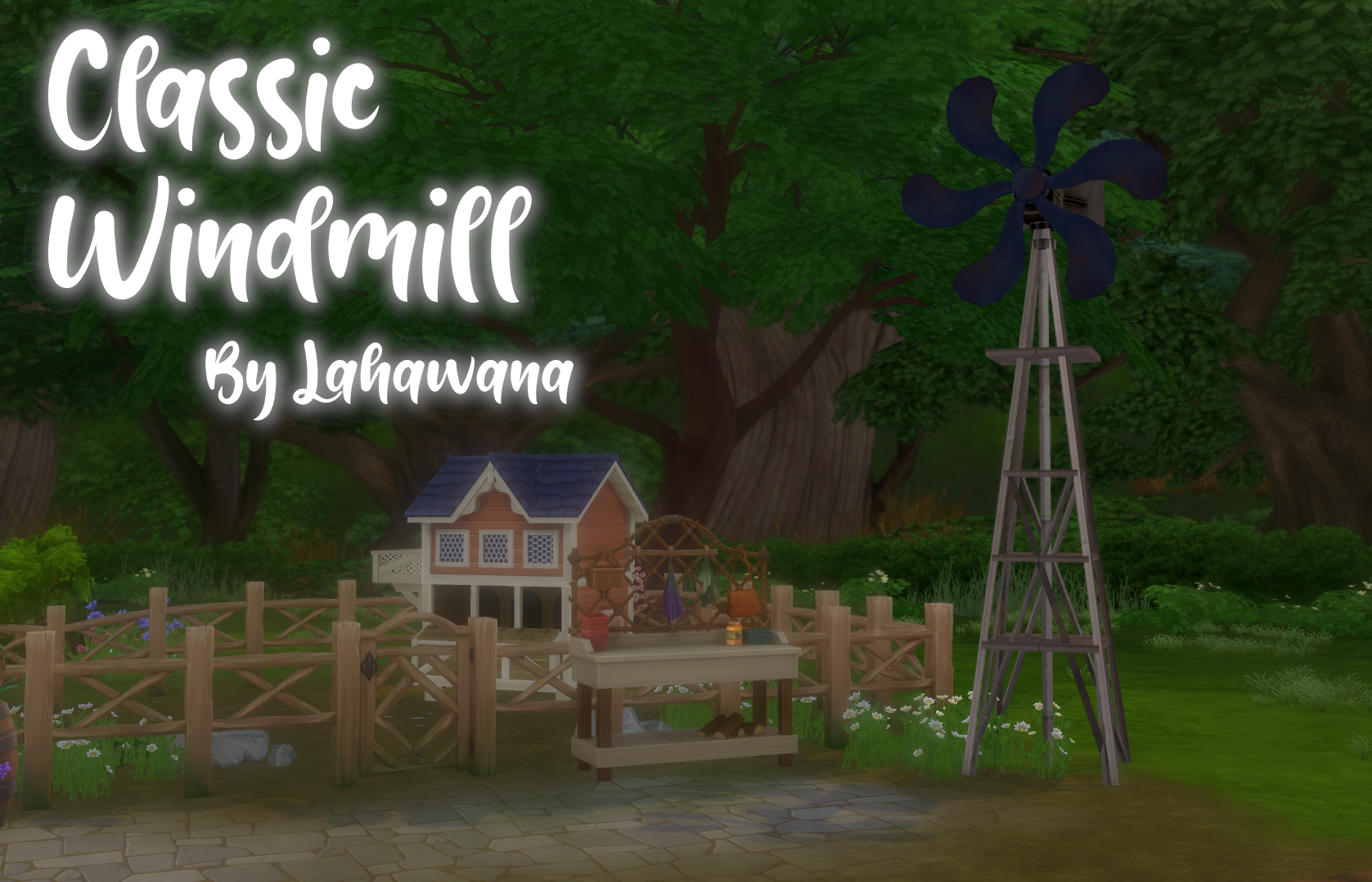 Mod The Sims Classic Windmill By Lahawana