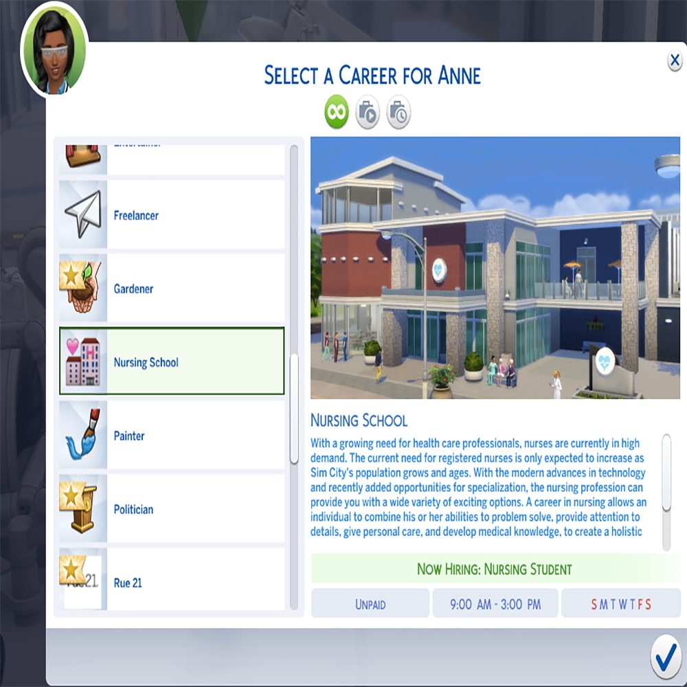 Mod The Sims Sims 4 Nurse Career