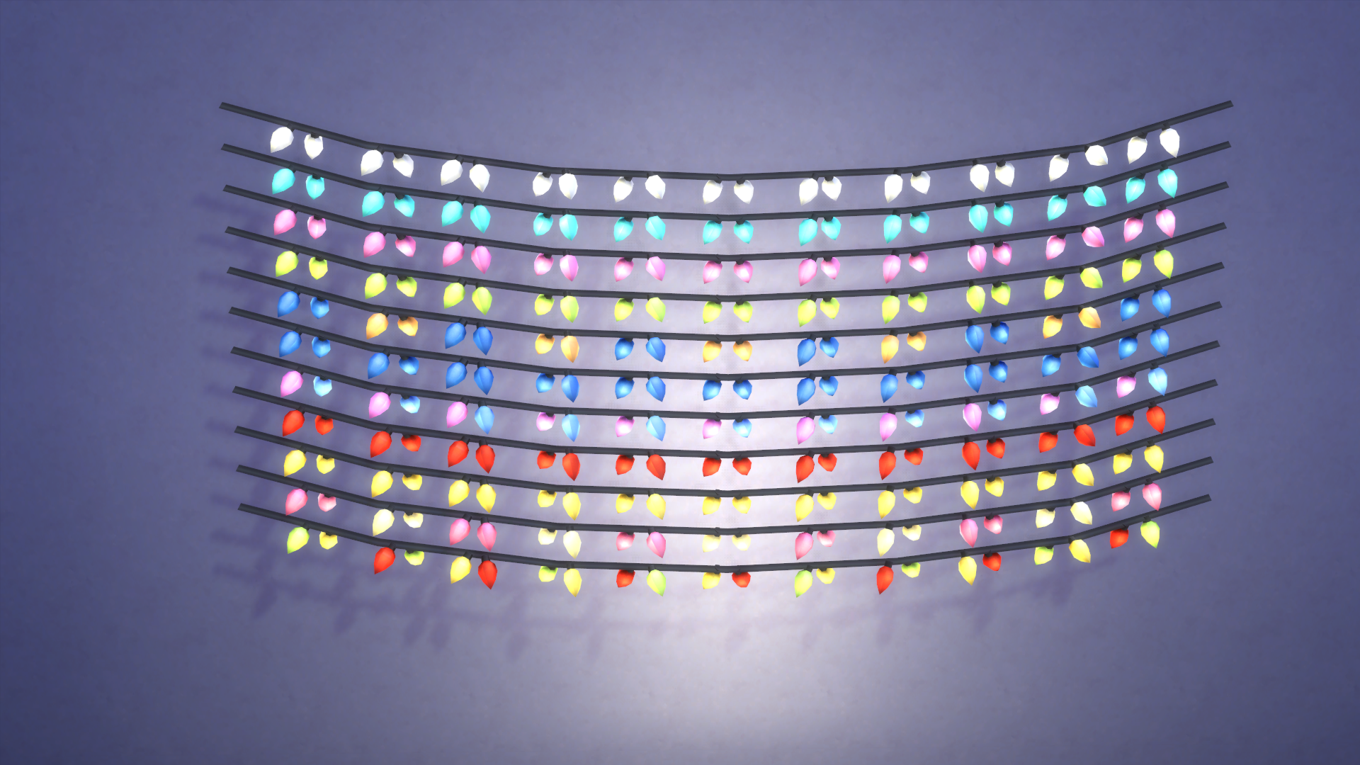 Hyret Tumult Inspiration Mod The Sims - String Lights Without Poles