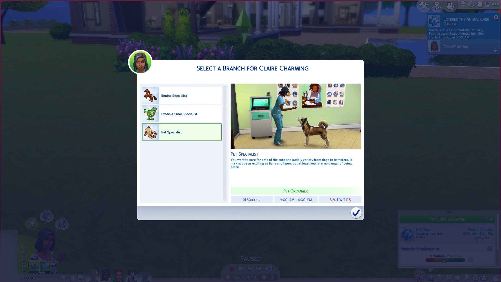 Mod The Sims - Animal Care Career