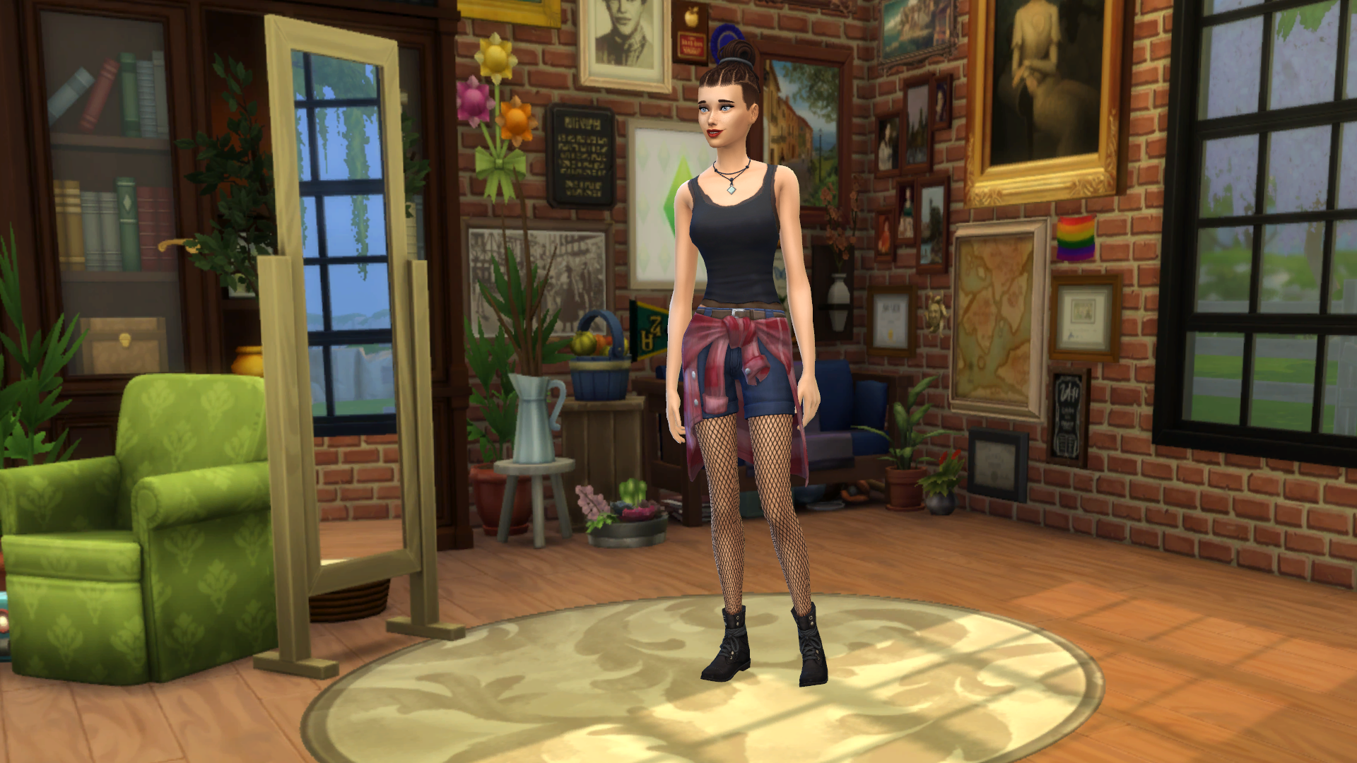 Mod The Sims - TS2 inspired CAS background for The Sims 4