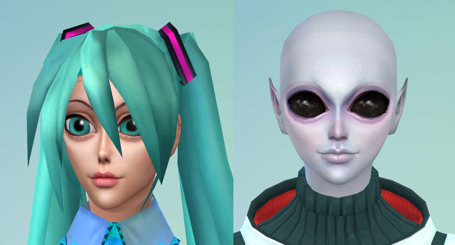 Mod The Sims - Alien/Anime Style Eye Preset