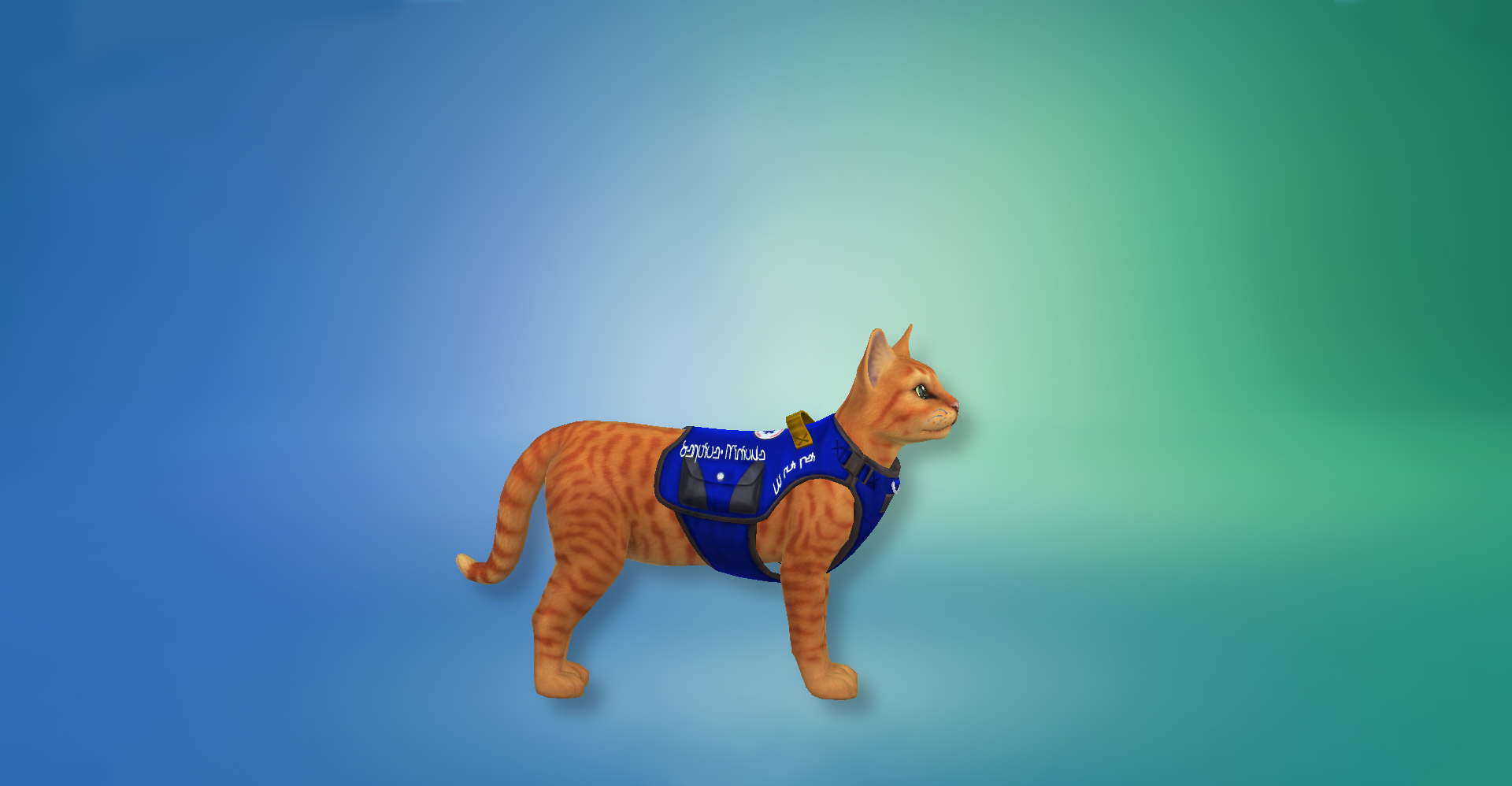 Mod The Sims Service Cat Harness and Bandanas Simlish