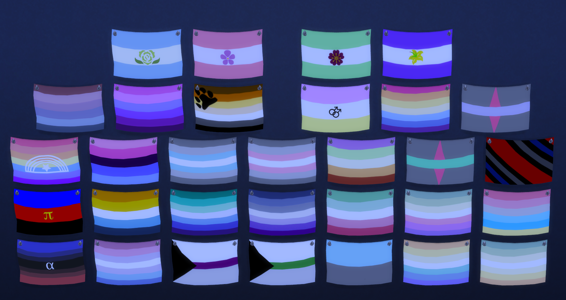 Vanessa Rowe Rumor Pride Flags Meaning Sims 4