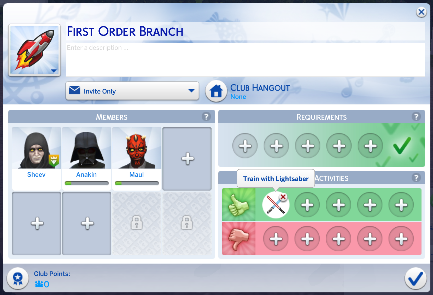 The Sims Freeplay FREE Star Wars packs 