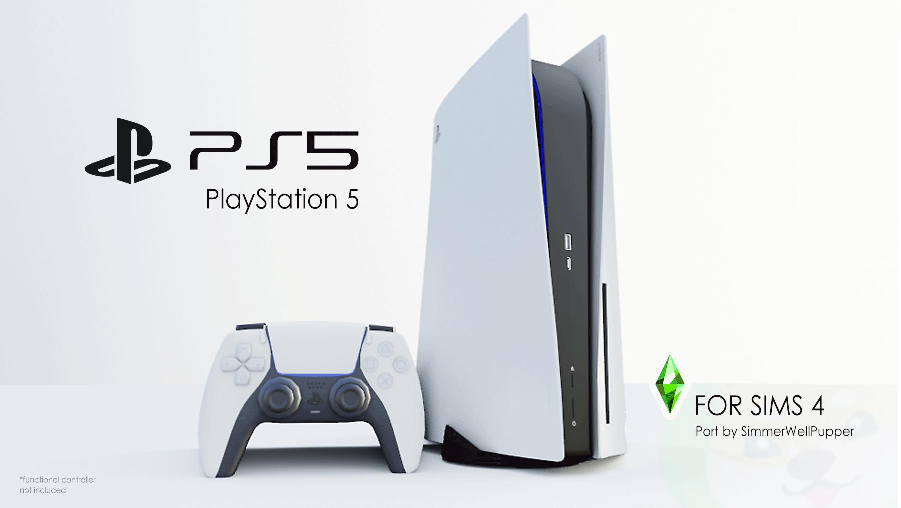 Mod The Sims - Sony PS5 Set (Functional)