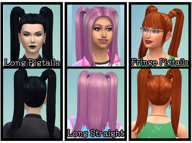 Mod The Sims - Perky Pigtails