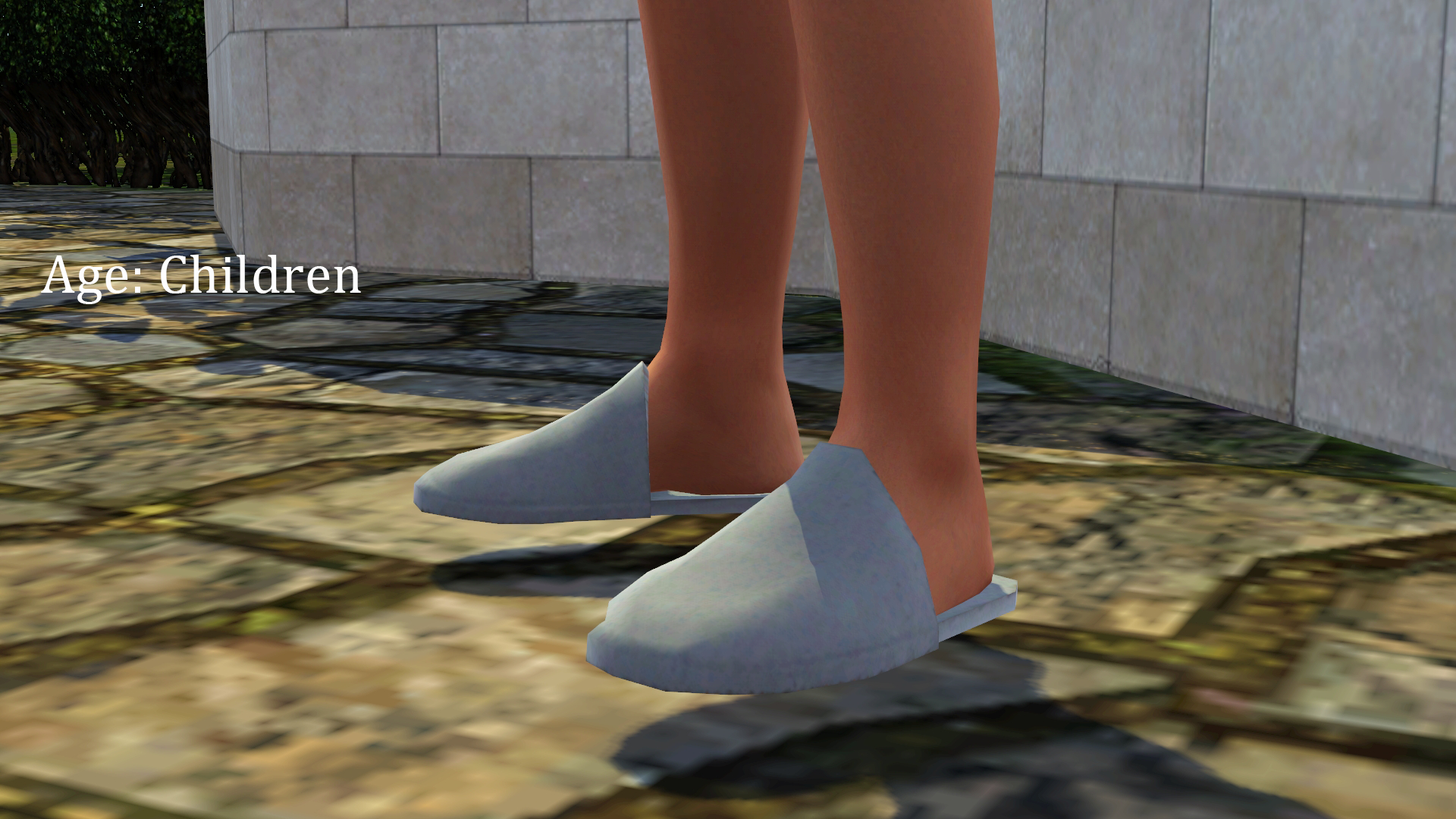 Mod The Sims - Simple Slippers For Men, ages (Except