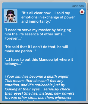 Death Angels Modpack - The Sims 4 / Mods / Traits - Outdated